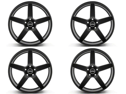MMD 551C Matte Black 4-Wheel Kit; 20x8.5; 35mm Offset (10-14 Mustang)