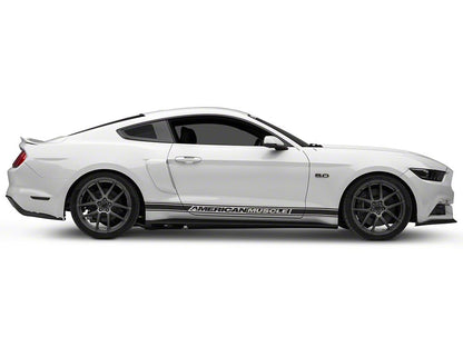 MMD V-Series Side Exit Cat-Back Exhaust w/ Rocker Panels (15-17 Mustang GT Fastback)
