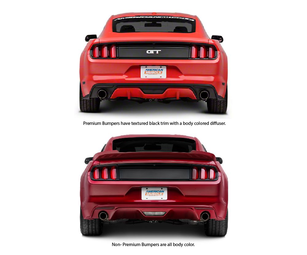MMD by FOOSE GT350 Style Rear Diffuser (15-17 Mustang GT Premium, EcoBoost Premium)