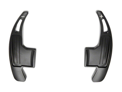 MMD Paddle Shifter Extensions; Black (15-23 Mustang GT, EcoBoost, V6)
