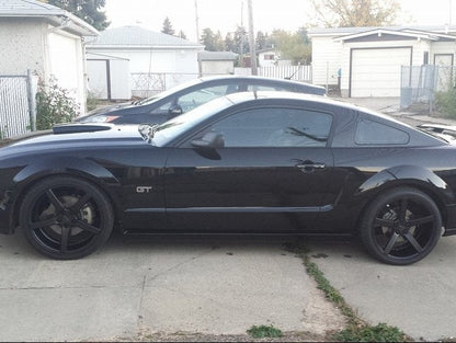 MMD 551C Matte Black Wheel; Rear Only; 20x10; 45mm Offset (05-09 Mustang)
