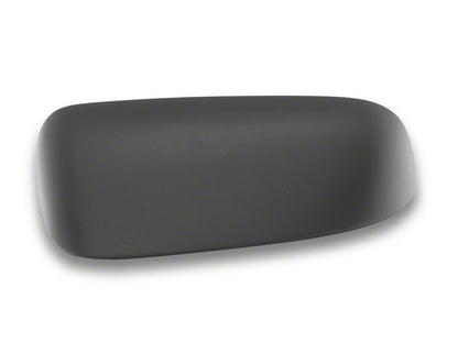 MMD Mirror Covers; Satin Black (05-09 Mustang)