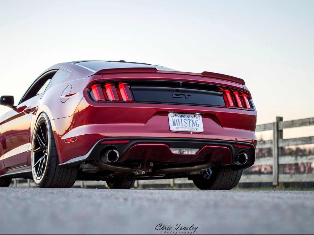 MMD by FOOSE Rear Spoiler; Pre-Painted (15-23 Mustang)