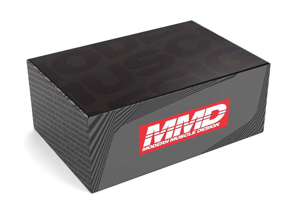 MMD Bolt On Hood Strut Kit; Black (10-14 Mustang)