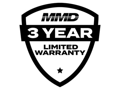 MMD by FOOSE Split Rear Spoiler; Unpainted (15-23 Mustang Fastback)