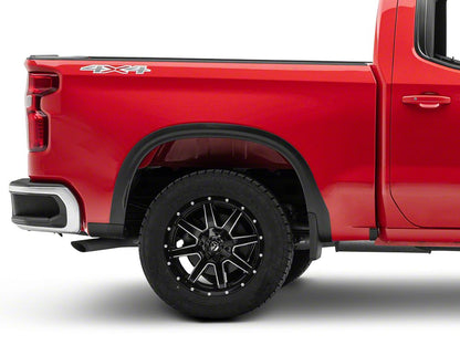 MMD OE Style Fender Flares; Satin Black (19-25 Silverado 1500)