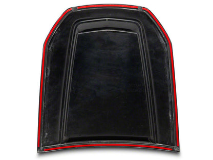MMD Hood Scoop; Satin Black (19-21 Sierra 1500; 2022 Sierra 1500 Limited)